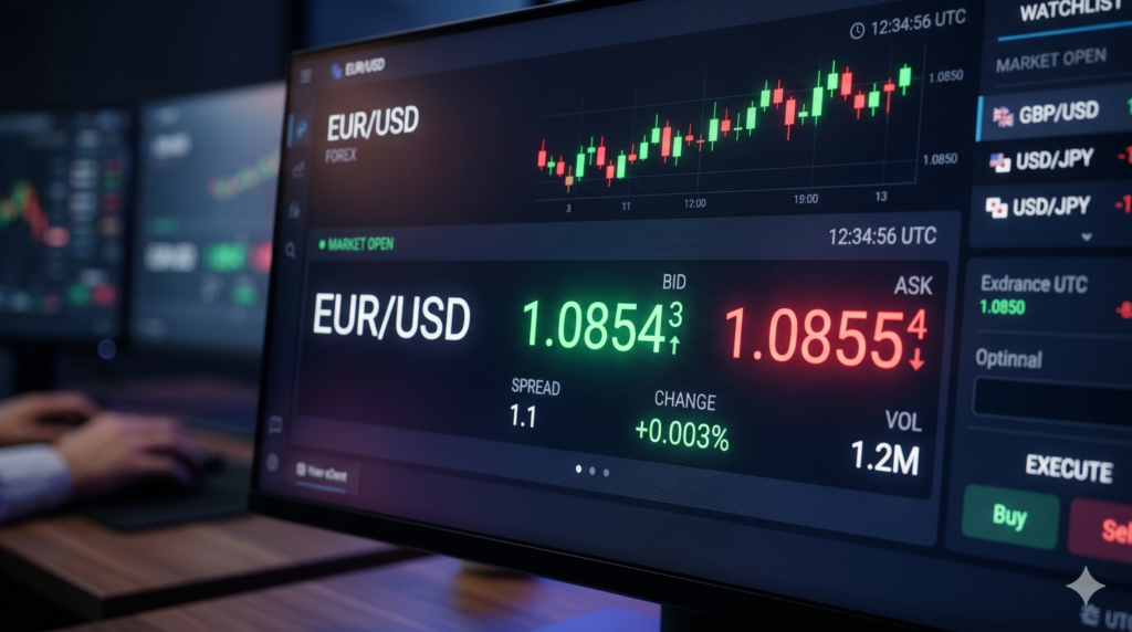 Pros and cons of day trading scalping techniques shown on a digital chart.